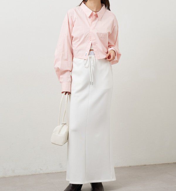  「Wベルトスウェットスカート」|スカート|