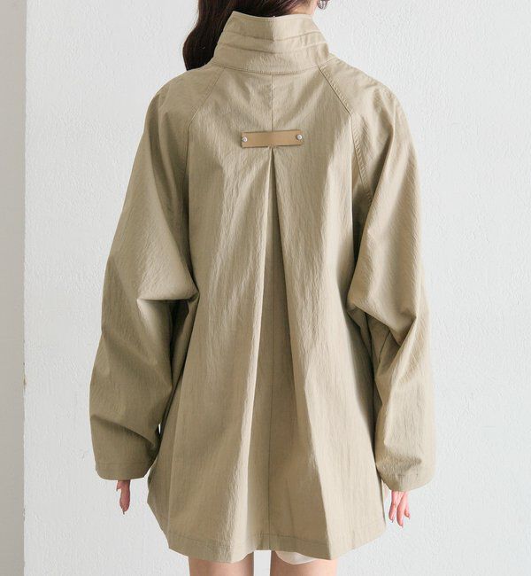  「スタンドカラーミドルトレンチ」|トレンチコート|