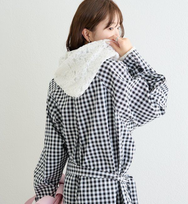  「スタンドカラーミドルトレンチ」|トレンチコート|