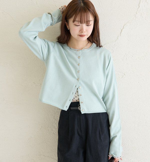  「デイリーショートカーディガン」|カーディガン|