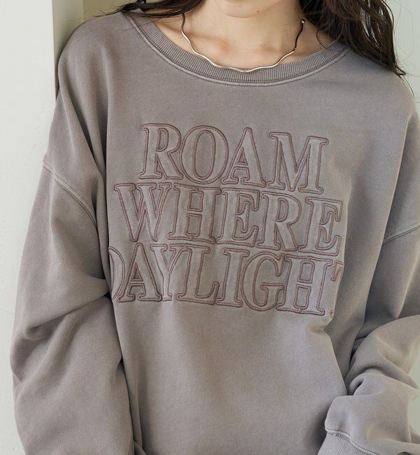  「アップリケロゴスウェット」|パーカー|