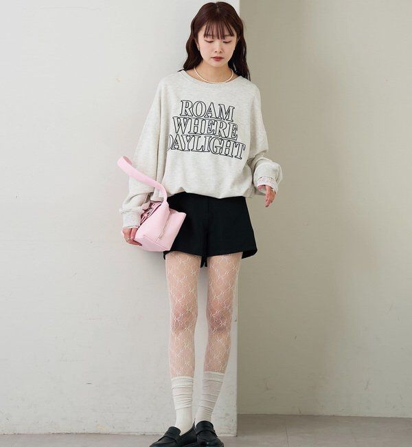  「アップリケロゴスウェット」|パーカー|