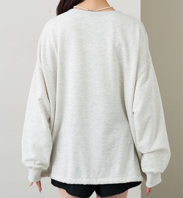  「アップリケロゴスウェット」|パーカー|