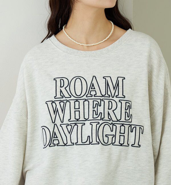  「アップリケロゴスウェット」|パーカー|