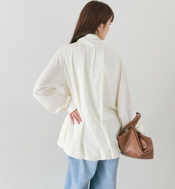  「ボウタイバルーンブラウス」|シャツ・ブラウス|