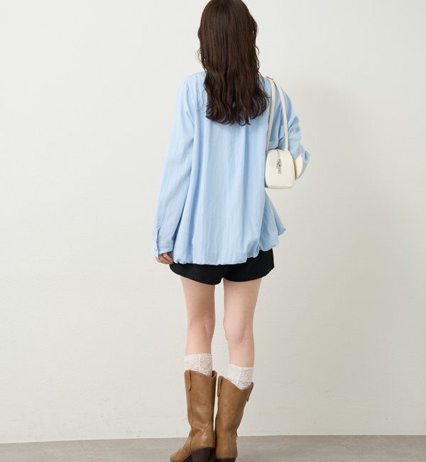  「ボウタイバルーンブラウス」|シャツ・ブラウス|