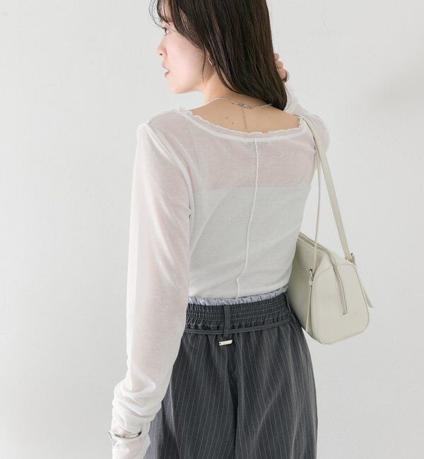  「チュールタグシアーロンT」|Tシャツ・カットソー|