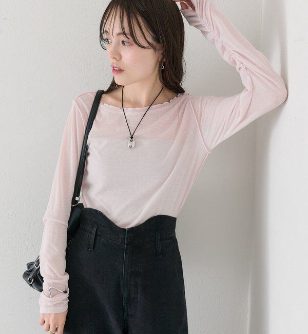  「チュールタグシアーロンT」|Tシャツ・カットソー|