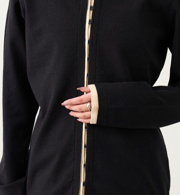  「長袖ポロニット」|カーディガン|