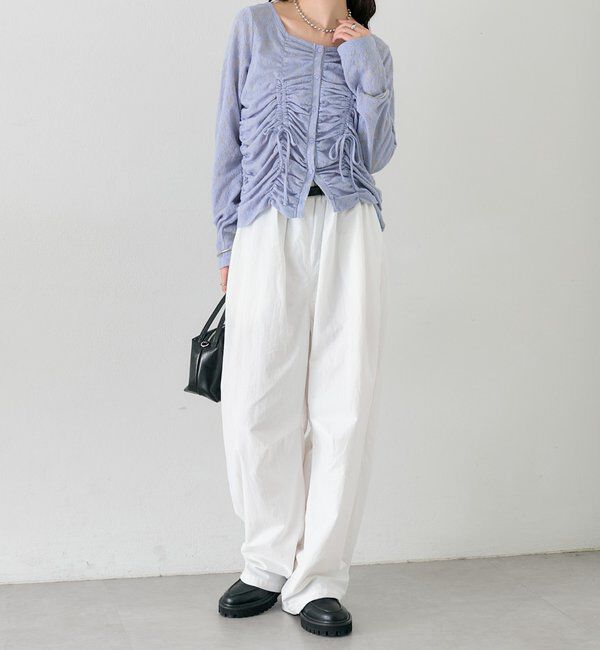  「シャーリングレースカーディガン」|Tシャツ・カットソー|