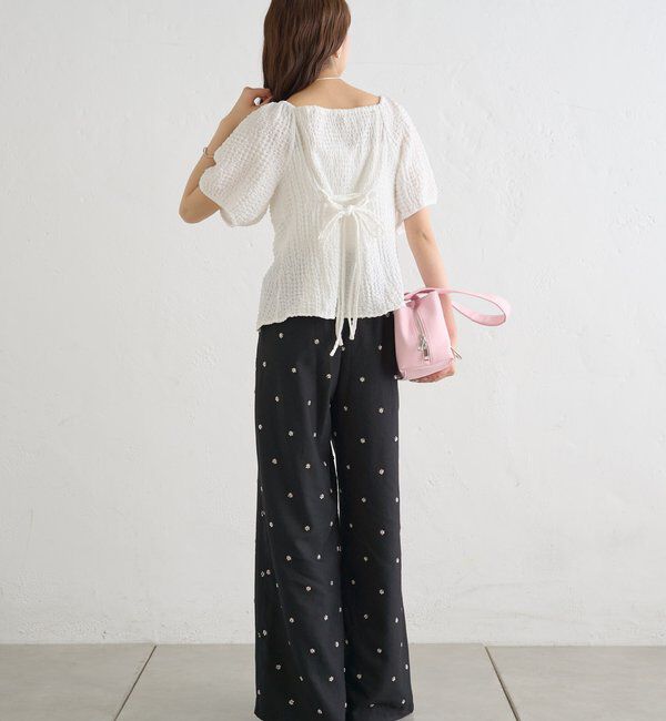  「ハートネックパフブラウス」|シャツ・ブラウス|