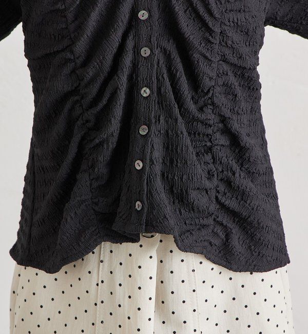  「ハートネックパフブラウス」|シャツ・ブラウス|