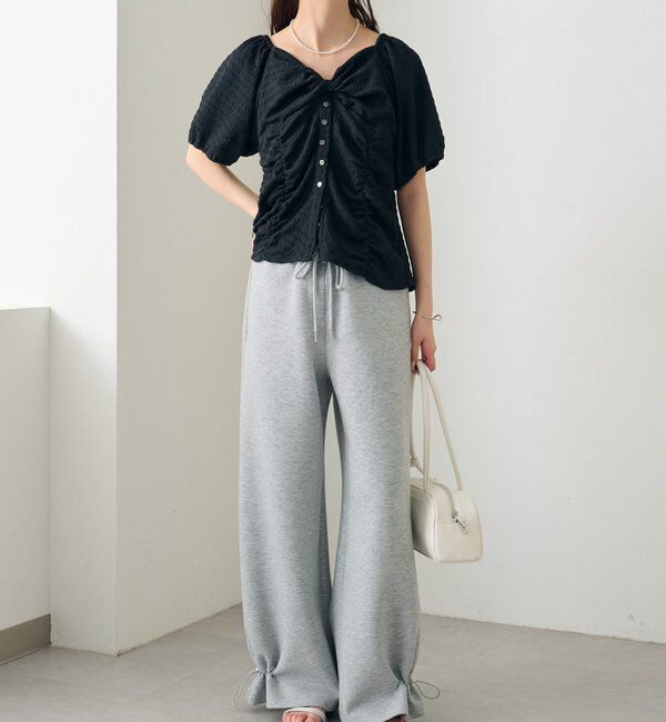  「ハートネックパフブラウス」|シャツ・ブラウス|