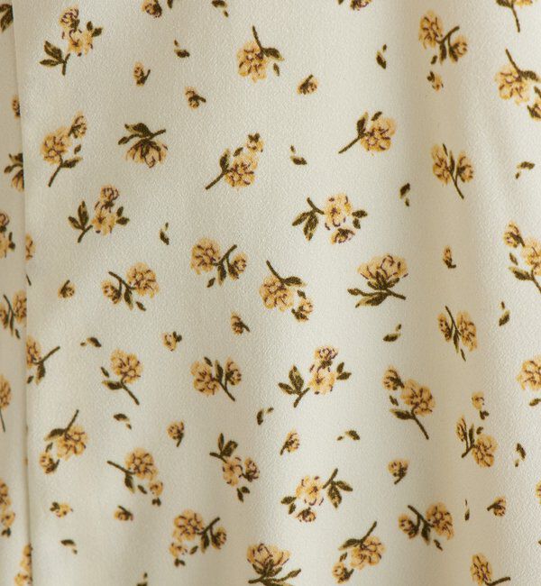  「襟付きフラワーワンピース」|ワンピース|