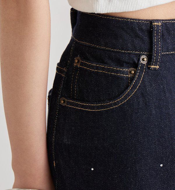  「ラインストーンデニム」|デニム|