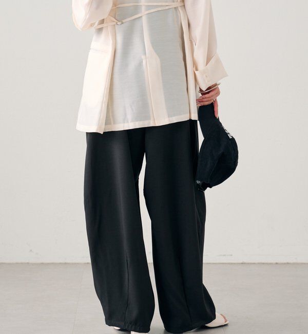  「ベルト付きボリュームスラックス」|チノ|