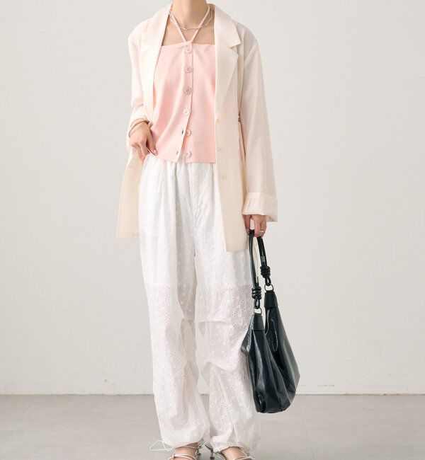  「ホルターニットタンクトップ」|キャミソール|