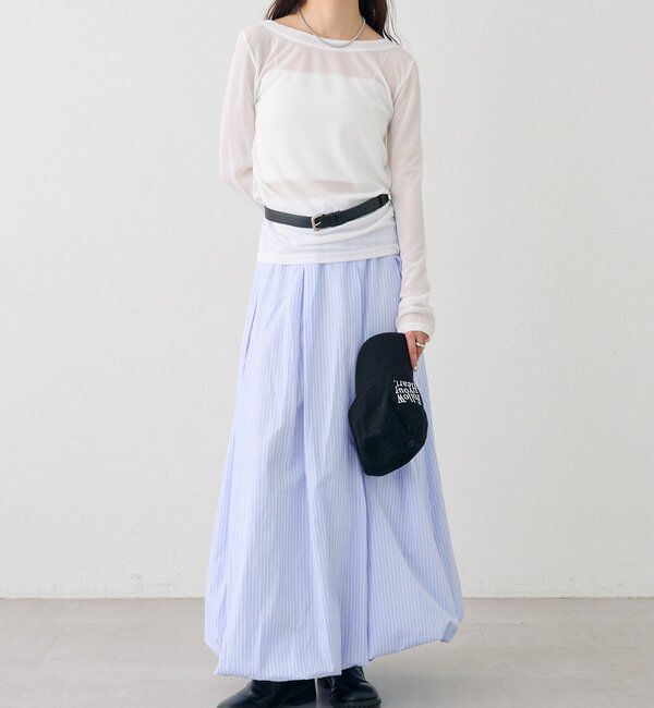  「バックシャンロングTシャツ」|Tシャツ・カットソー|