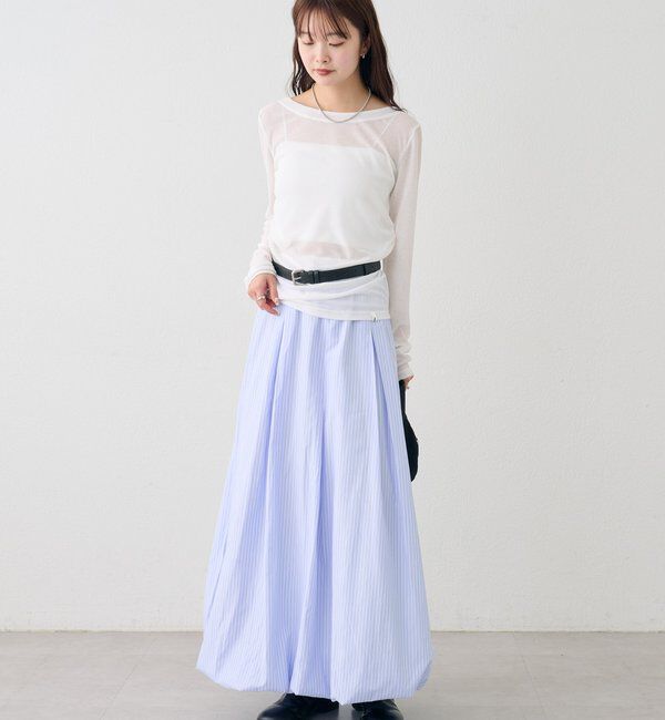  「バックシャンロングTシャツ」|Tシャツ・カットソー|