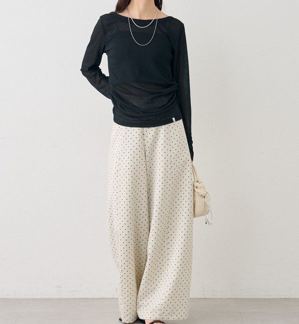  「バックシャンロングTシャツ」|Tシャツ・カットソー|