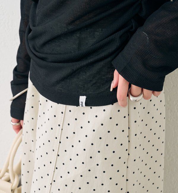  「バックシャンロングTシャツ」|Tシャツ・カットソー|