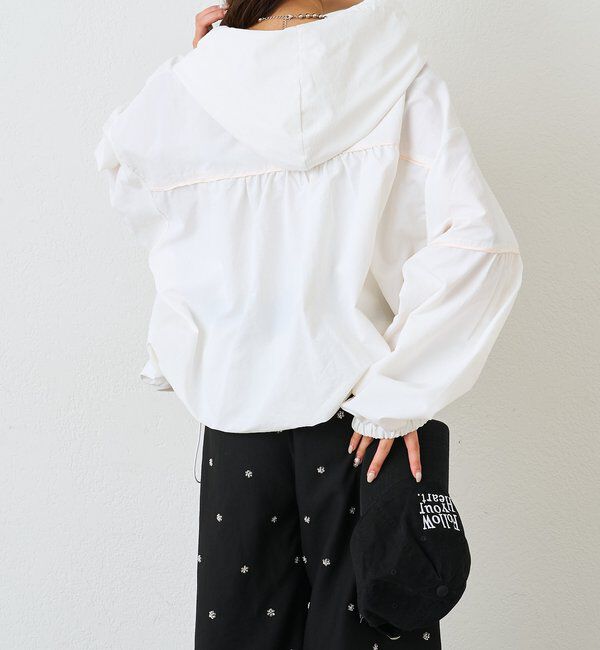  「ナイロンフーディーパーカー」|ブルゾン・スタジャン|