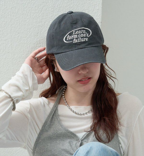  「サークルロゴ刺繍キャップ」|ハット|