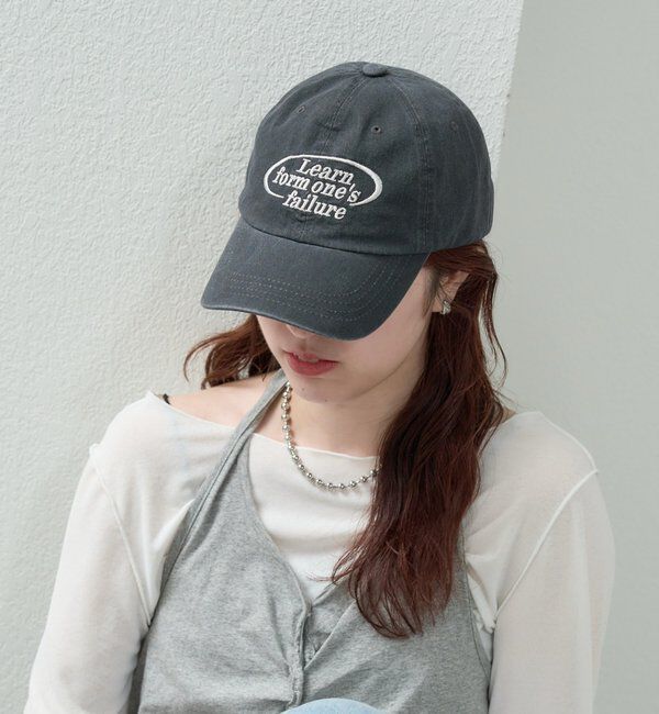  「サークルロゴ刺繍キャップ」|ハット|