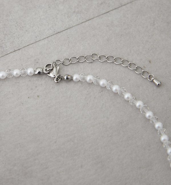  「パールクリアネックレス」|リング|