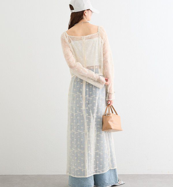  「フラワーレースロングワンピース」|ワンピース|