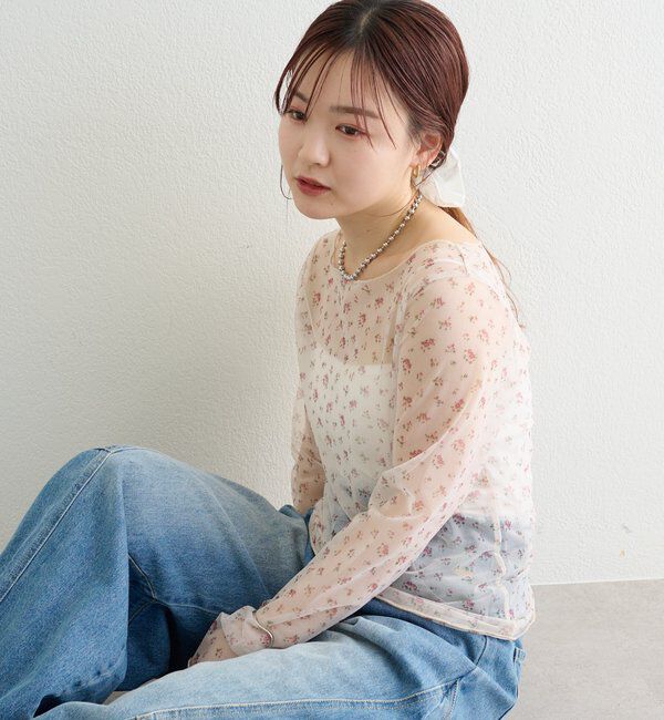  「プリントシアーロンT」|Tシャツ・カットソー|