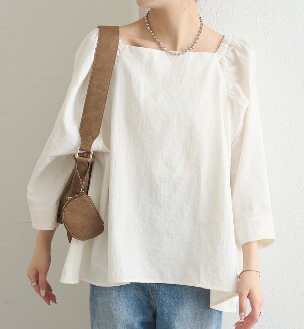  「チョーカーリボンパフブラウス」|シャツ・ブラウス|