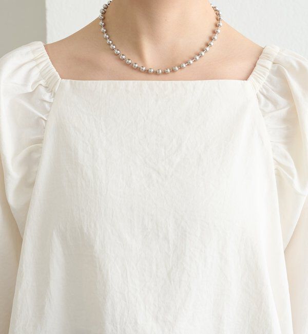  「チョーカーリボンパフブラウス」|シャツ・ブラウス|