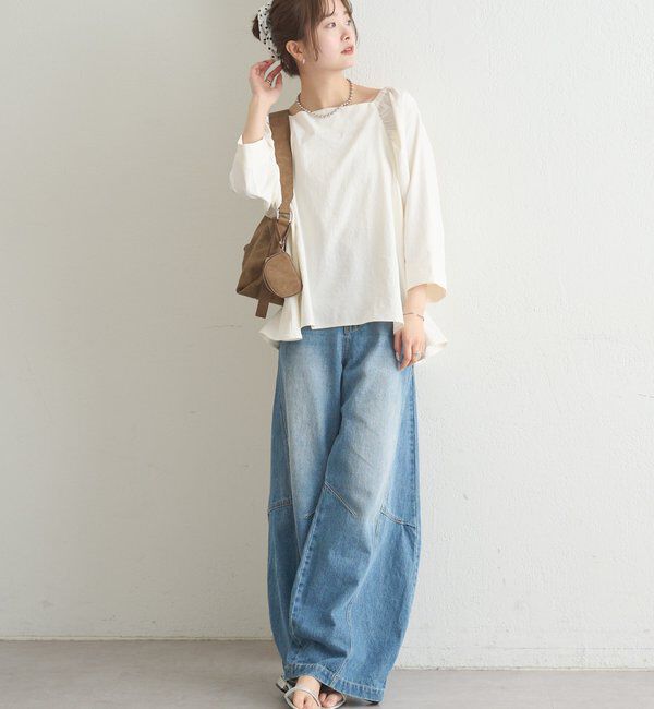  「チョーカーリボンパフブラウス」|シャツ・ブラウス|