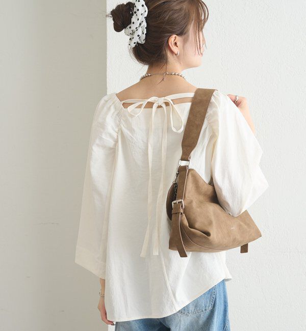  「チョーカーリボンパフブラウス」|シャツ・ブラウス|