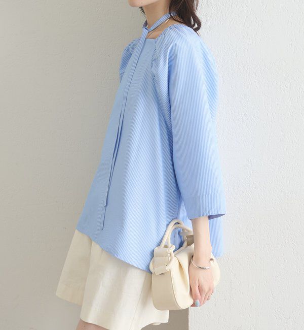  「チョーカーリボンパフブラウス」|シャツ・ブラウス|