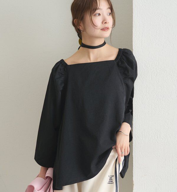  「チョーカーリボンパフブラウス」|シャツ・ブラウス|