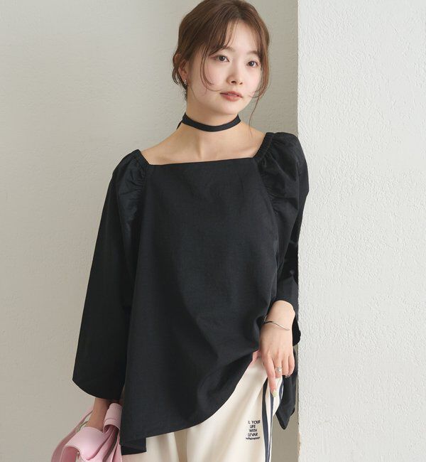  「チョーカーリボンパフブラウス」|シャツ・ブラウス|