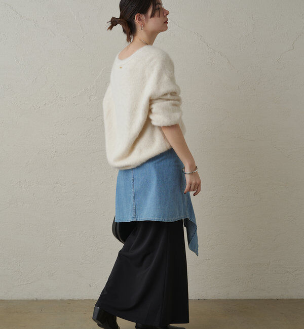  「FURカシミヤVニット」|ニット・セーター|