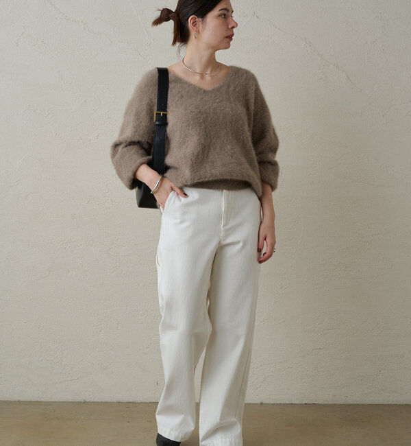  「FURカシミヤVニット」|ニット・セーター|