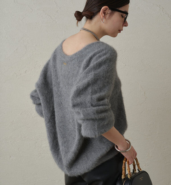  「FURカシミヤVニット」|ニット・セーター|