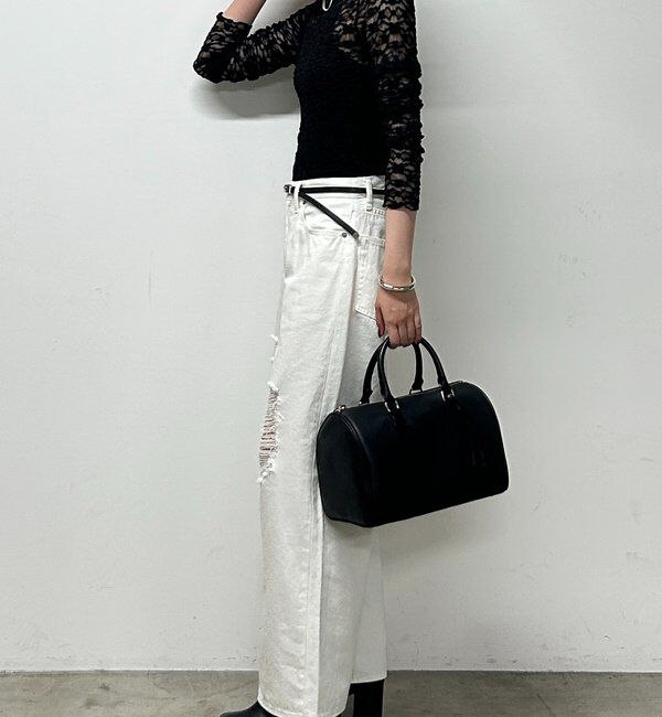  「ワイドデニムパンツ」|デニム|