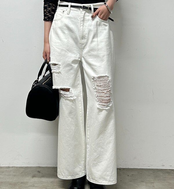  「ワイドデニムパンツ」|デニム|