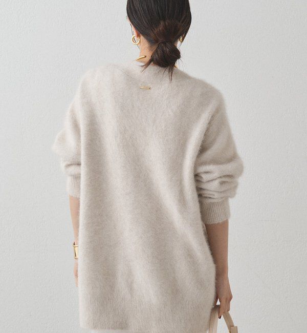  「FURカシミヤニットカーデ」|ニット・セーター|