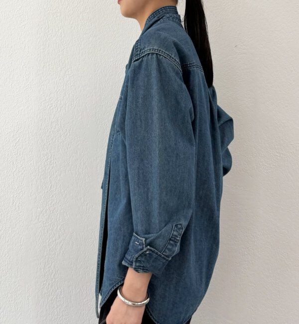  「デニムボウタイブラウス」|シャツ・ブラウス|