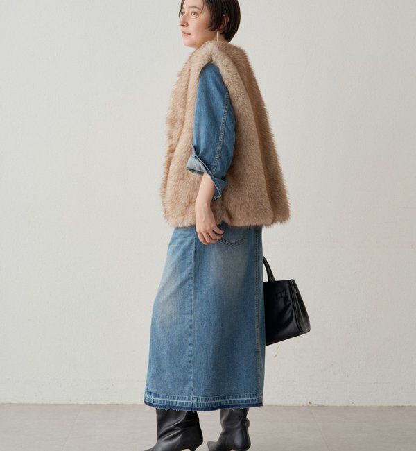  「フェイクファーベスト」|ベスト・ジレ|