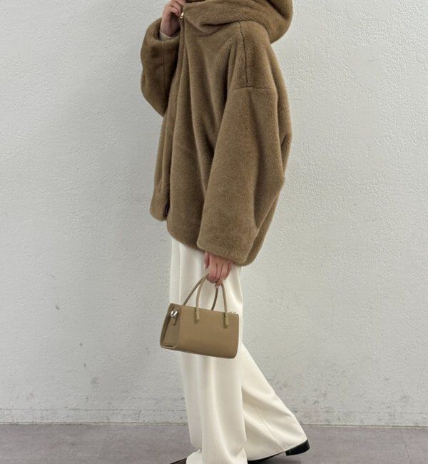  「フードフェイクファーブルゾン」|ベスト・ジレ|