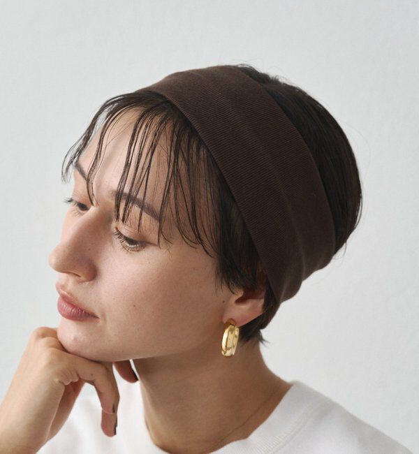  「【GALENA/ガレナ】ヘアバンド」|リング|ブラウン