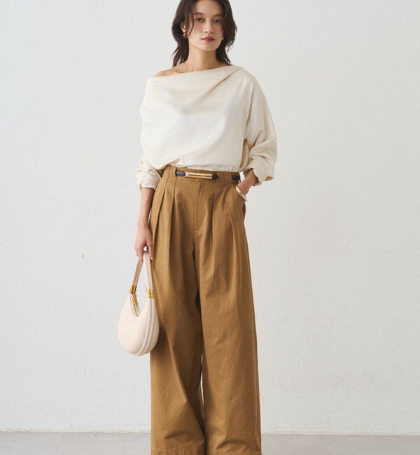  「ドレープブラウス」|シャツ・ブラウス|