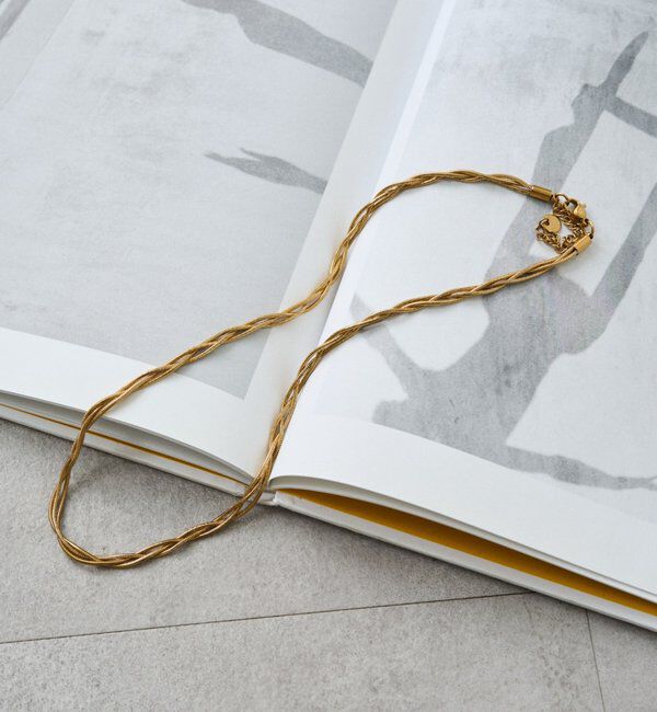  「【GALENA/ガレナ】ブレイドチェーンネックレス」|リング|ゴールド